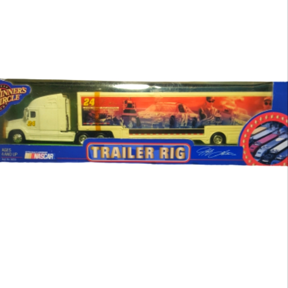 2002 Winners circle #24 Jeff Gordon. Trailer Rig.